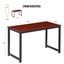 Computer Desk Table White 120cm Carousel 3