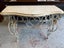 Quality Coated Wrought Iron French Style Stone Top Console Table Carousel 3