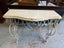 Quality Coated Wrought Iron French Style Stone Top Console Table Carousel 4