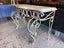 Quality Coated Wrought Iron French Style Stone Top Console Table Carousel 5