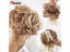 AOSIWIG Synthetic Curly Bun Messy Claw Chignon Clip Hair Bun Curly Wig Clip In Carousel 3