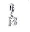 Sterling Silver 13 Charm - Fit's Pandora Bracelet Carousel 1