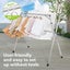 Foldable Clothes Rack Garment Laundry Drying Airer with Wheels Carousel 5