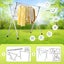 Foldable Clothes Rack Garment Laundry Drying Airer with Wheels Carousel 6