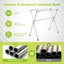 Foldable Clothes Rack Garment Laundry Drying Airer with Wheels Carousel 7