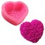 Heart Silicone Mould Flowers Cake Candle Soap Mold Carousel 1