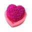 Heart Silicone Mould Flowers Cake Candle Soap Mold Carousel 6