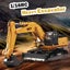 1/16 11Ch Rc Alloy Excavator Construction Engineering Digger Vehicle Toy Carousel 8