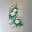 Vintage Japanese Cream Silk Floral Fabric Piece Kimono Panel Carousel 5