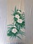 Vintage Japanese Cream Silk Floral Fabric Piece Kimono Panel Carousel 1