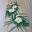 Vintage Japanese Cream Silk Floral Fabric Piece Kimono Panel Carousel 13