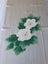 Vintage Japanese Printed Floral Silk Fabric Piece Kimono Panel Carousel 9