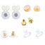 Earring Backs - 5 pairs - Gold selection Carousel 1