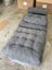 Folding Chair Bed Futon Sofa Bed for Bedroom and Living Room GREY35.4x33.5 Inch Carousel 3