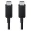Compatible Samsung/iPhone Cable Dual Type-C 2m Ultra Fast PD Charge 5A 45w Black Carousel 3