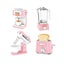 Pink 4In1 Kitchen Toy Set Coffee Maker Bread Maker Egg Beater Juicer Small App Carousel 5