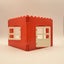 DUPLO LEGO - Hinged Walls with WINDOW and DOOR - for a house Carousel 7