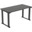 FlexiSpot E1Q 4 Leg Electric Standing Desk - 1400x700x25mm - Black Desktop + Carousel 1
