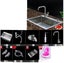 Stainless Steel Sink Single Bowl Kitchen With Tap Sink Soap Dispenser Drain Rack Carousel 3