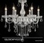 Clear Chandelier Living Room Crystal Ceiling Lamp LED 6 lights Carousel 1