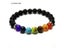 1 PCS Mix 7 Color Type Black Natural 7 Chakra Healing Balance 8 Mm Stone Beads Carousel 1