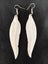 Bone Carving 'Feather' Earrings in Giftbox Carousel 1
