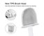 2 in1 Silicone Toilet Brush Set Cleaning Bathroom Bristles Holder Cleaner--Bl Carousel 5