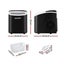 Devanti Portable Ice Maker Machine Ice Cube Tray 12kg Bar Countertop Black Carousel 2