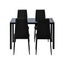 Marble Dining Table Set 4 Chairs Carousel 5