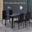 Marble Dining Table Set 4 Chairs Carousel 6