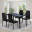 Marble Dining Table Set 4 Chairs Carousel 1