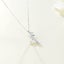 925 Sterling Silver CZ Leaf Necklace | 26x7mm | 45cm | Gift Boxed Carousel 4