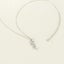 925 Sterling Silver CZ Leaf Necklace | 26x7mm | 45cm | Gift Boxed Carousel 5