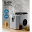 Devanti Portable Ice Maker Machine Ice Cube 12kg Bar Countertop Stainless Steel Carousel 4
