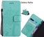 Galaxy Alpha case leather wallet case embossed cat & tree pattern Carousel 1