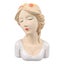 decorative flower head girl vase woman head planter modern style shy girl Carousel 8