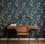 S4Sassy Floral Walls Covering, Self-Adhesive Vinyl Wallwrap For Living Spaces Carousel 8
