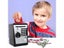 ATM Savings Bank For Real Money Electronic Voice Piggy Banks Fingerprint Carousel 7