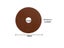 Chainsaw Grinding Disc 108x3.2x22mm For Chainsaw Sharpener For Cutting For Carousel 3