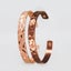 Beaten Copper Bracelets - Polished/Vintage Carousel 2