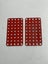 Meccano PN 53a 4.5” Flat Plates x 2 - Red Carousel 1