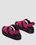 Dr. Martens Voss II Sandal - Fuchsia Pink Greasy Suede Carousel 5