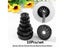 10pcs/set Plastic Cable Hole Cover Furniture Dust Plug Buckle Office Computer Carousel 5