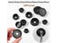 10pcs/set Plastic Cable Hole Cover Furniture Dust Plug Buckle Office Computer Carousel 6