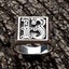 Lucky Number 13! Solid Sterling Silver 925 Ring Sz 11 / V+ Carousel 2