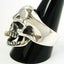 Skull Smoking Cigar Solid Silver 925 Ring Sz 12 or 12.5 Carousel 2