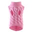 Cozy Knitted Sweater for Small Dogs & Puppies “pink” colour Carousel 2