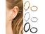 Surgical Stainless Steel Small Hoop Earrings For Women Men 1.6mm Tube Huggie Carousel 3