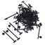 universal cable tie buckle plastic rivet tie buckle 50PCS Universal Cable Tie Carousel 7