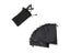 5Pcs/Pack Sunglasses Bags Black Simplicity Microfiber Soft Dust-proof Optical Carousel 4